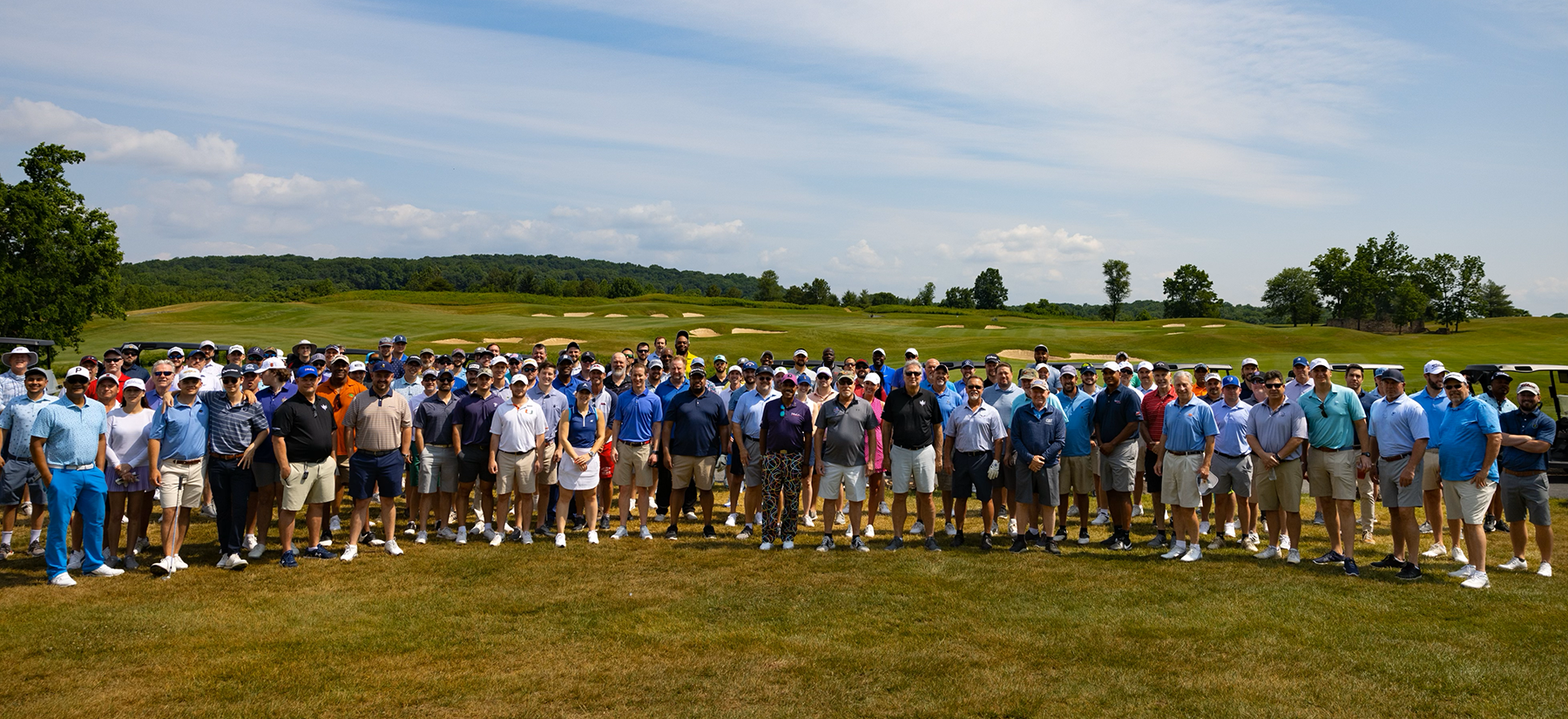 Golfers gather for the 2023 DC Touchdown Club Golf Outing